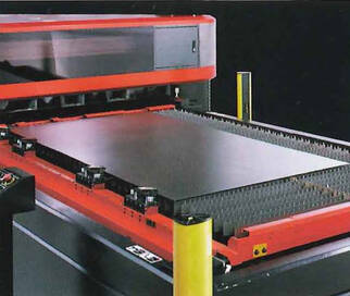 Lasermachine FOL NT - Easy to set materials of any weight and thickness