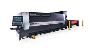 Amada ENSIS-3015AJ 9kW fiber laser cutting machine