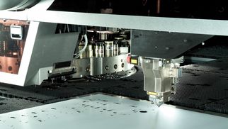 EML punch laser combination machine