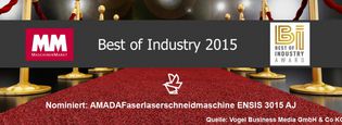 MM - Best of Industry Award - ENSIS 3015 AJ